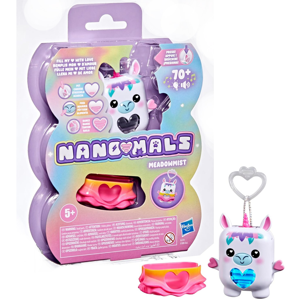 Nano-малс: Meadowmist интерактивна електронна фигура на еднорог – Hasbro изображение 1
