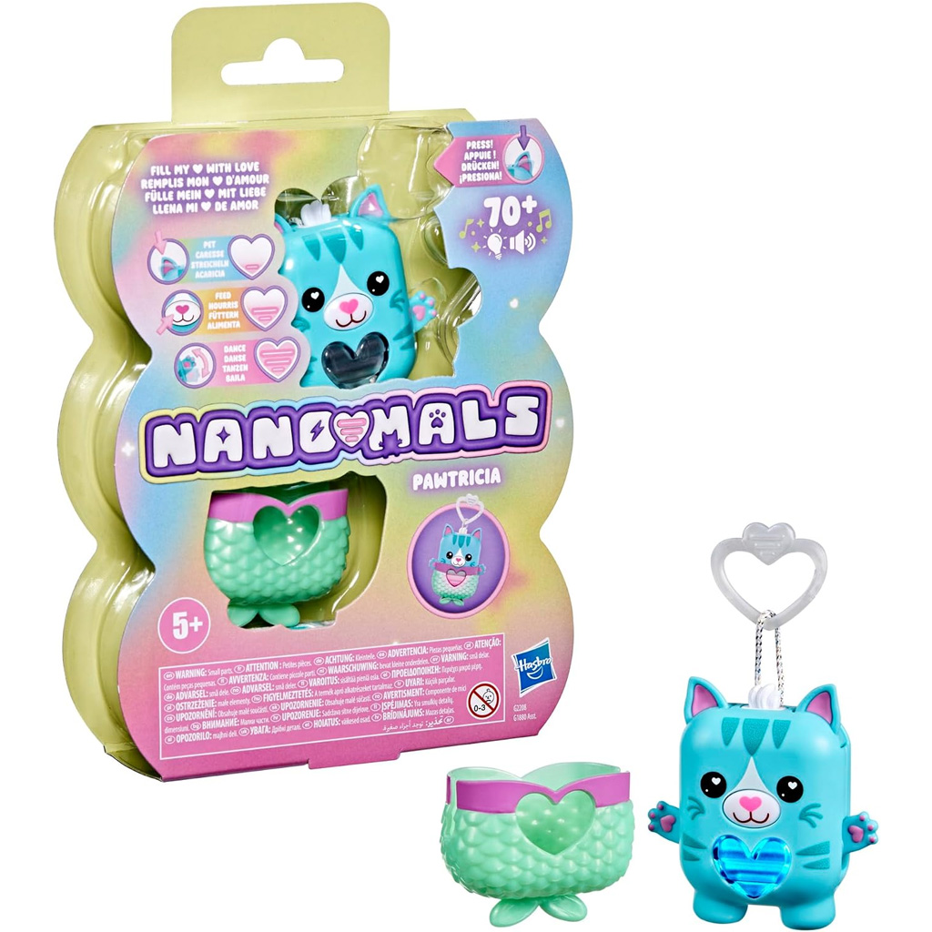 Nano-малс: Pawtricia интерактивна електронна котка фигура – Hasbro изображение 1