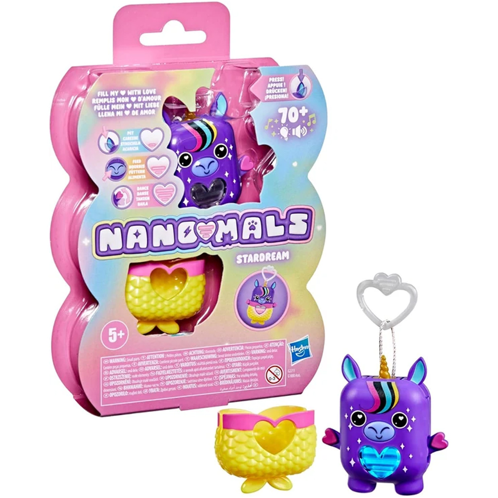 Nano-mals: Stardream интерактивна електронна фигура на еднорог – Hasbro изображение 1
