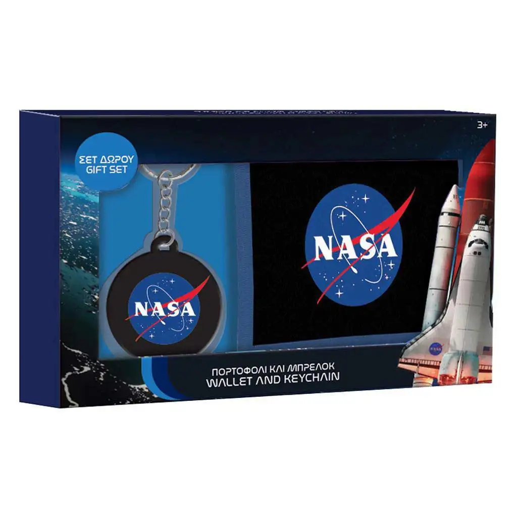 Портмоне NASA с ключодържател в подаръчна опаковка изображение 1