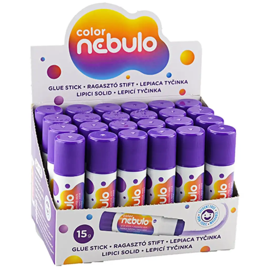 Nebulo: Цветен лепилен стик 15g 1бр изображение 1