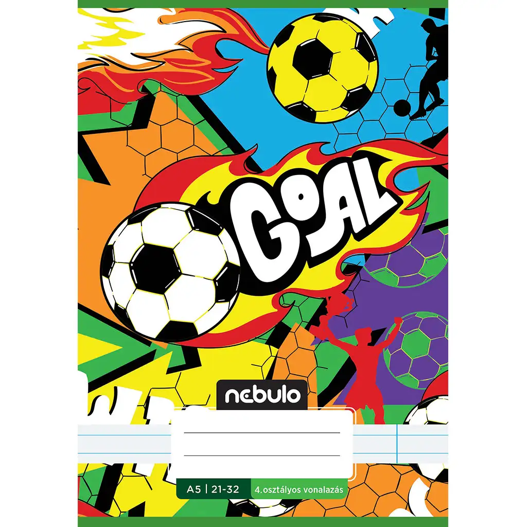 Nebulo: Goal 4-ти клас тетрадка с редове A/5 21-32 изображение 1