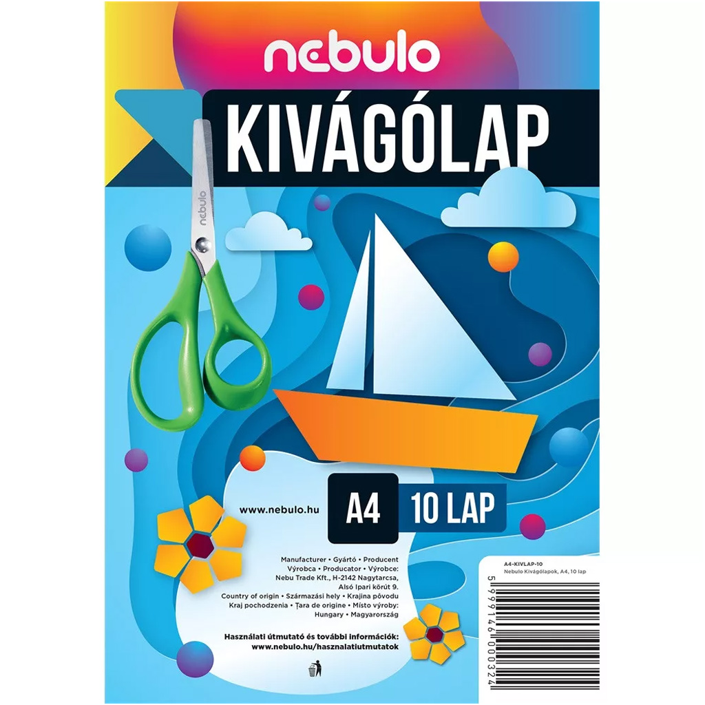 Nebulo: Изрязваща хартия A/4 10 листа изображение 1