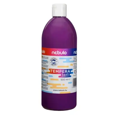 Nebulo: Лилав течен 500ml темпера боя в бутилка изображение 1