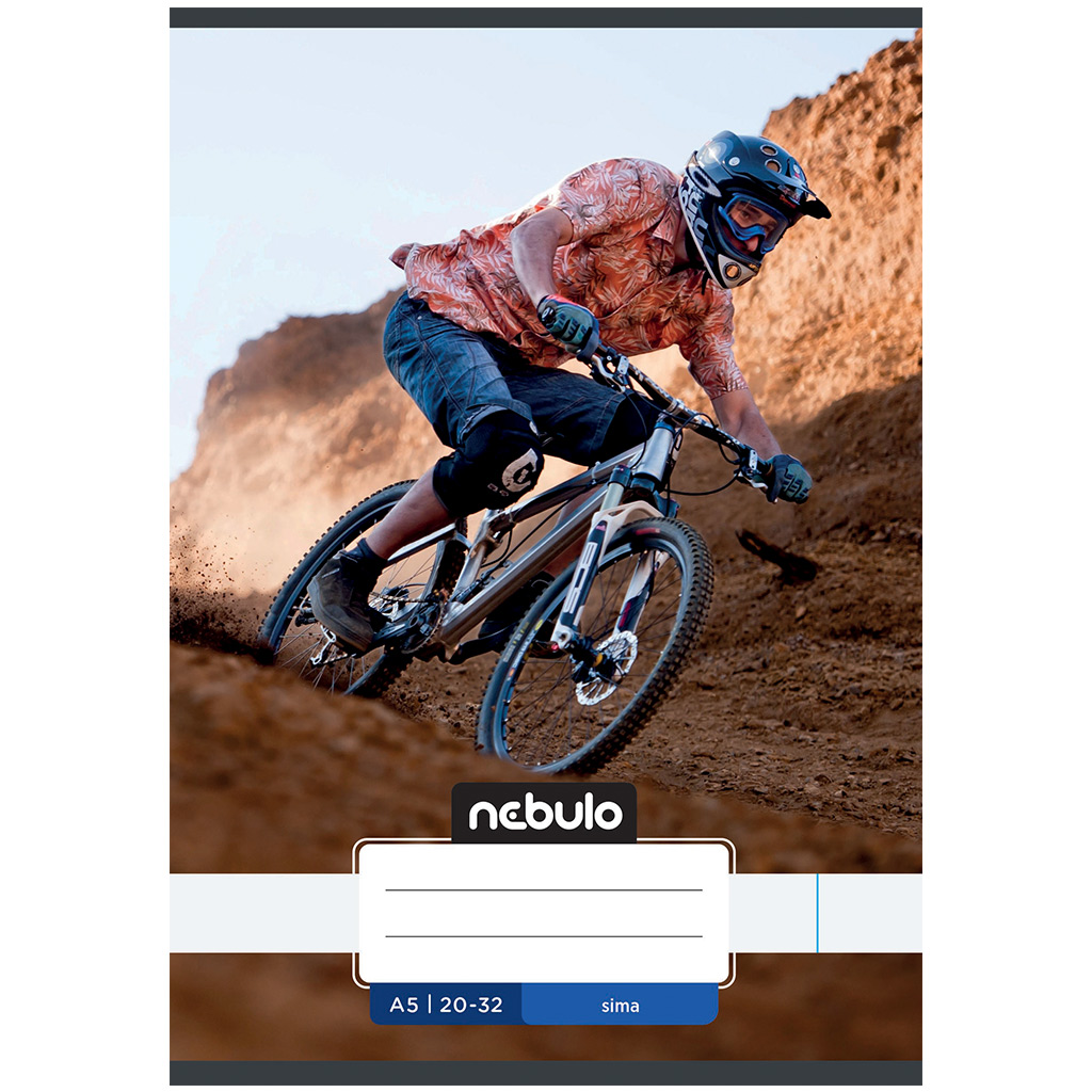 Nebulo: Планински велосипедист с печат на корицата 20-32 A/5 изображение 1