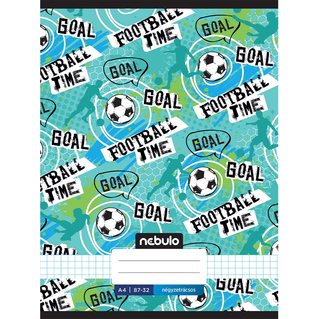 Nebulo: Тетрадка с карета "Football Time" 87-32 A/4 изображение 1