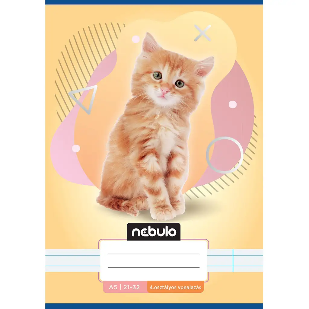 Nebulo: Тетрадка с котешки мотиви за 4-ти клас A/5 21-32 изображение 1