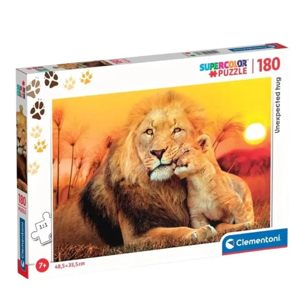 Неочаквана прегръдка 180 части Super color пъзел - Clementoni изображение 1
