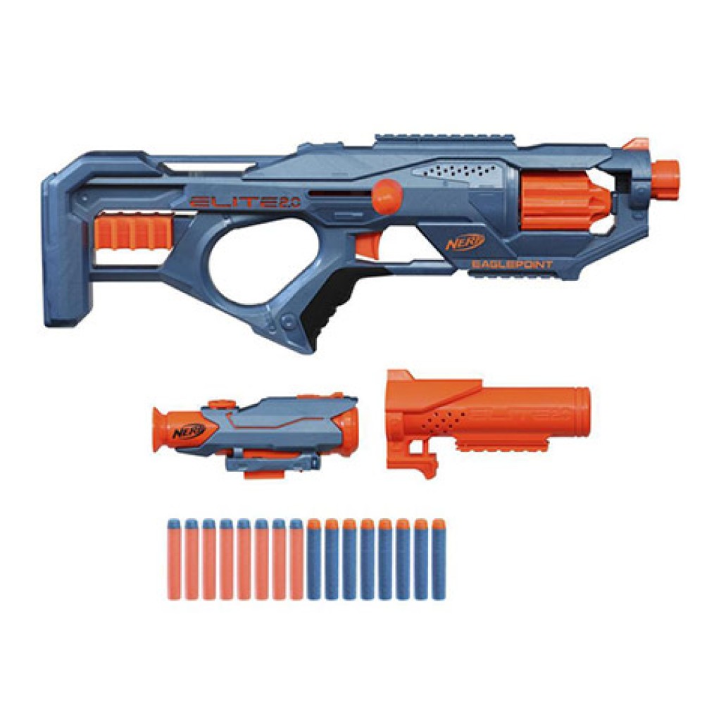 Nerf Elite 2.0 Eaglepoint RD-8 пистолет с гъбички с 16 патрона - Hasbro изображение 3