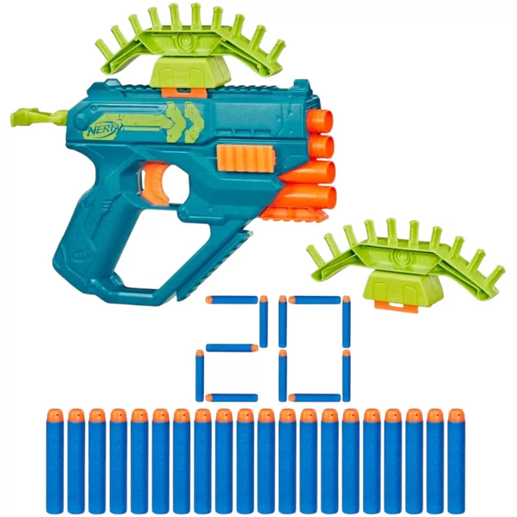 Nerf Elite Ammohawk пистолет за стрелба с гъби - Hasbro изображение 2