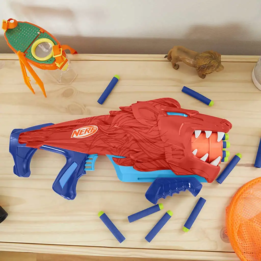 Nerf: Lionfury пистолет за стрелба с гъби с 16бр патрони - Hasbro изображение 3