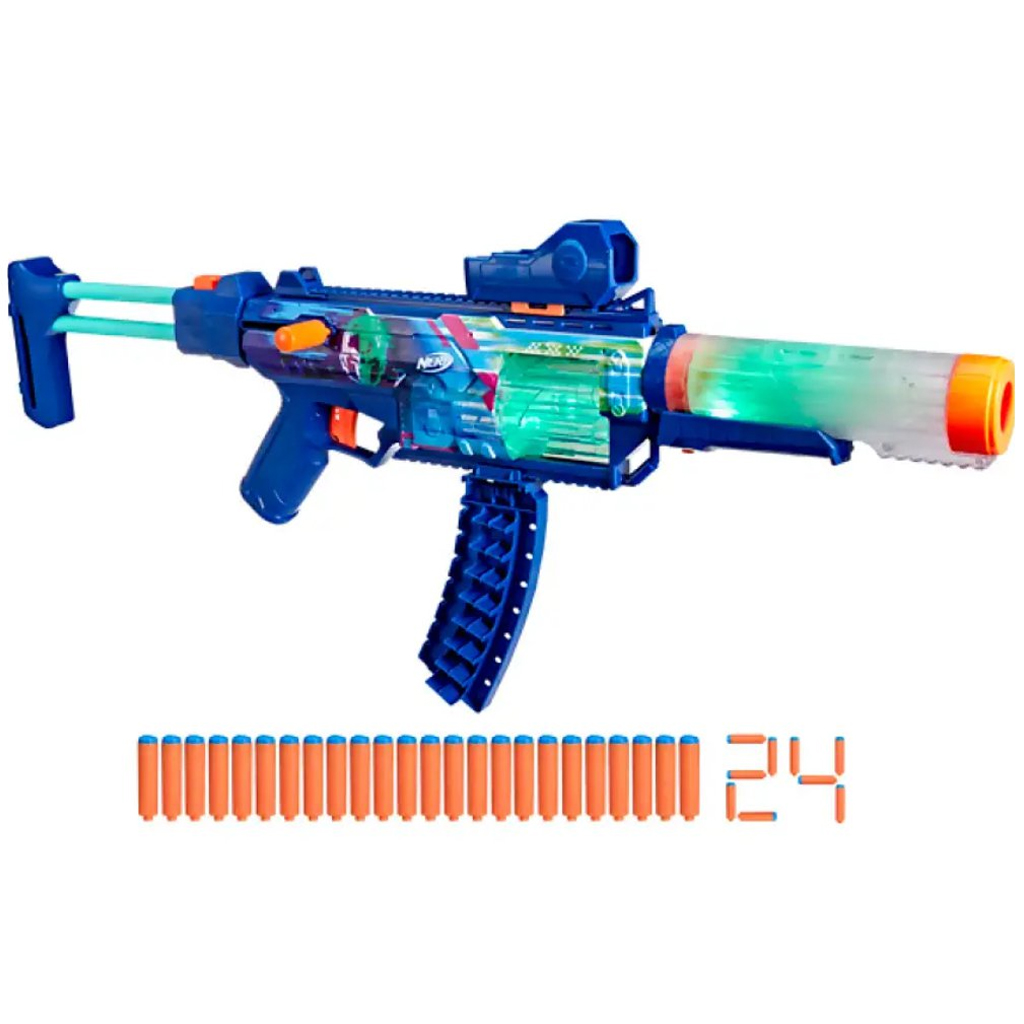 Nerf: Loadout Cyberlight Ghost пистолет за стрелба с гъби – Hasbro изображение 2