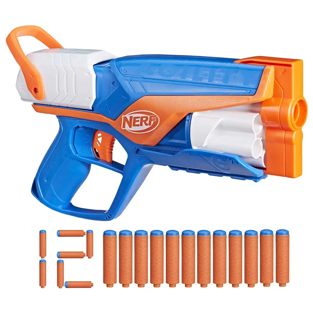 Nerf: N-Series: Agility пистолет за стрелба с гъби с 12 бр. патрони - Hasbro изображение 2