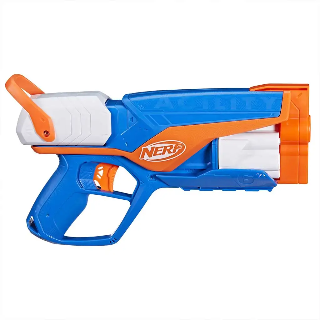 Nerf: N-Series: Agility пистолет за стрелба с гъби с 12 бр. патрони - Hasbro изображение 3
