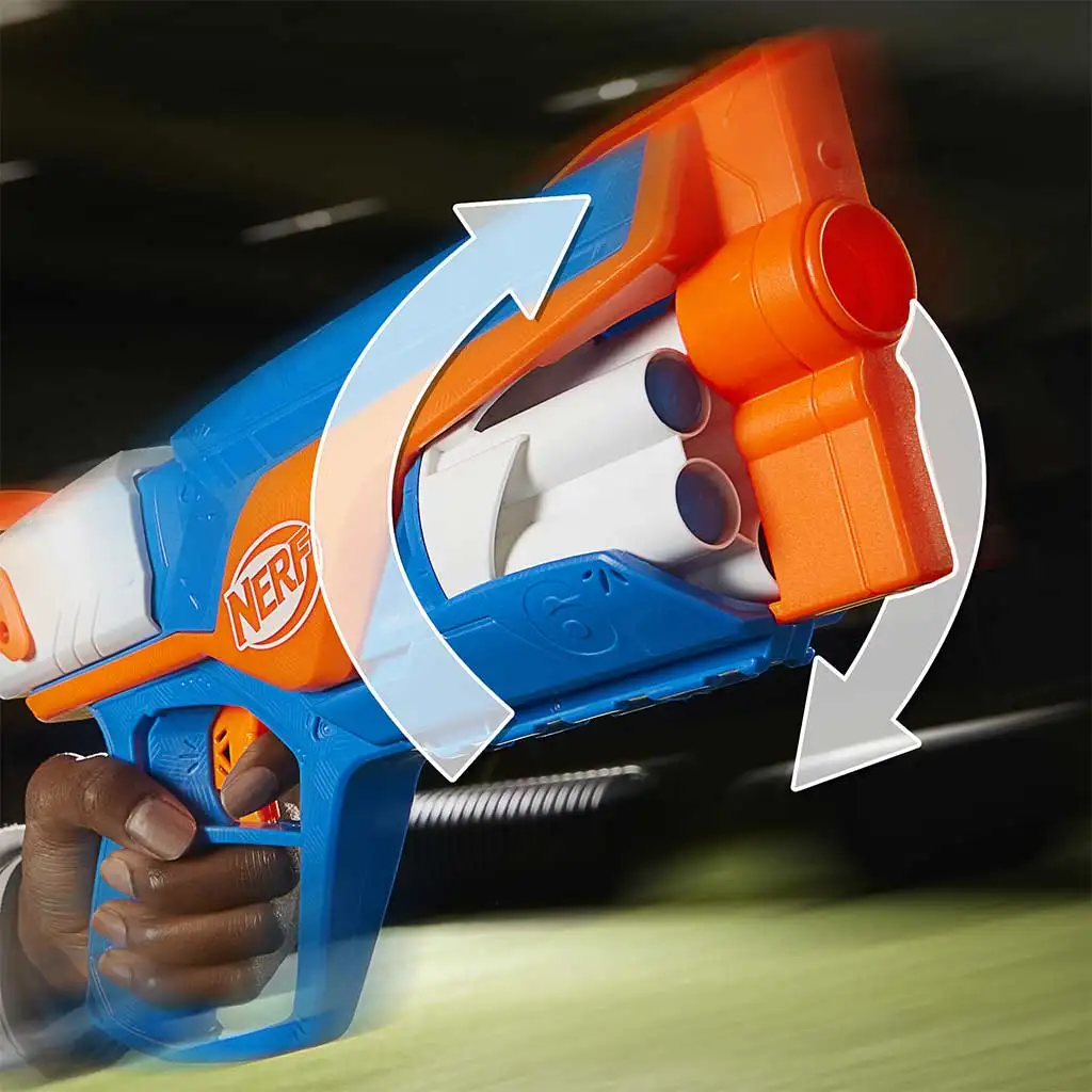 Nerf: N-Series: Agility пистолет за стрелба с гъби с 12 бр. патрони - Hasbro изображение 5