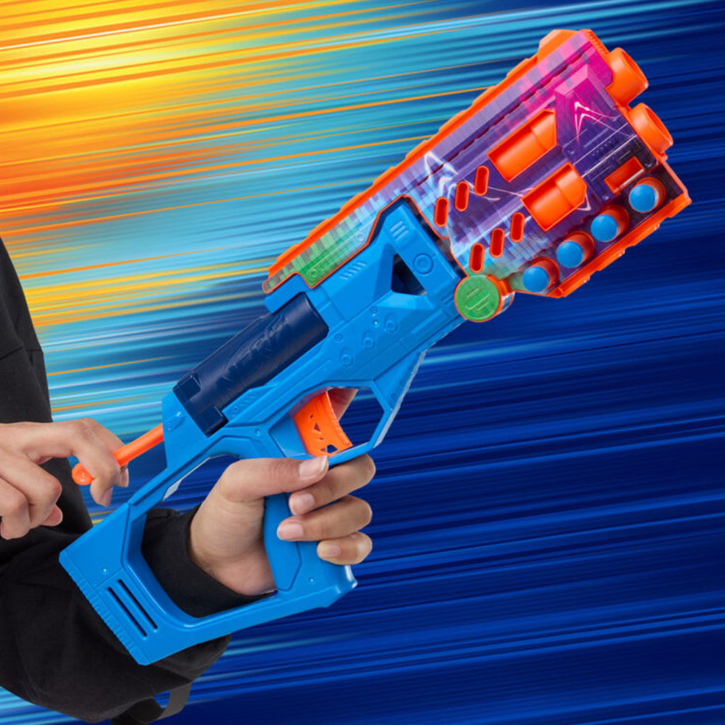 Nerf: N Series Cobaltfury пистолет за стрелба с гъби - Hasbro изображение 3