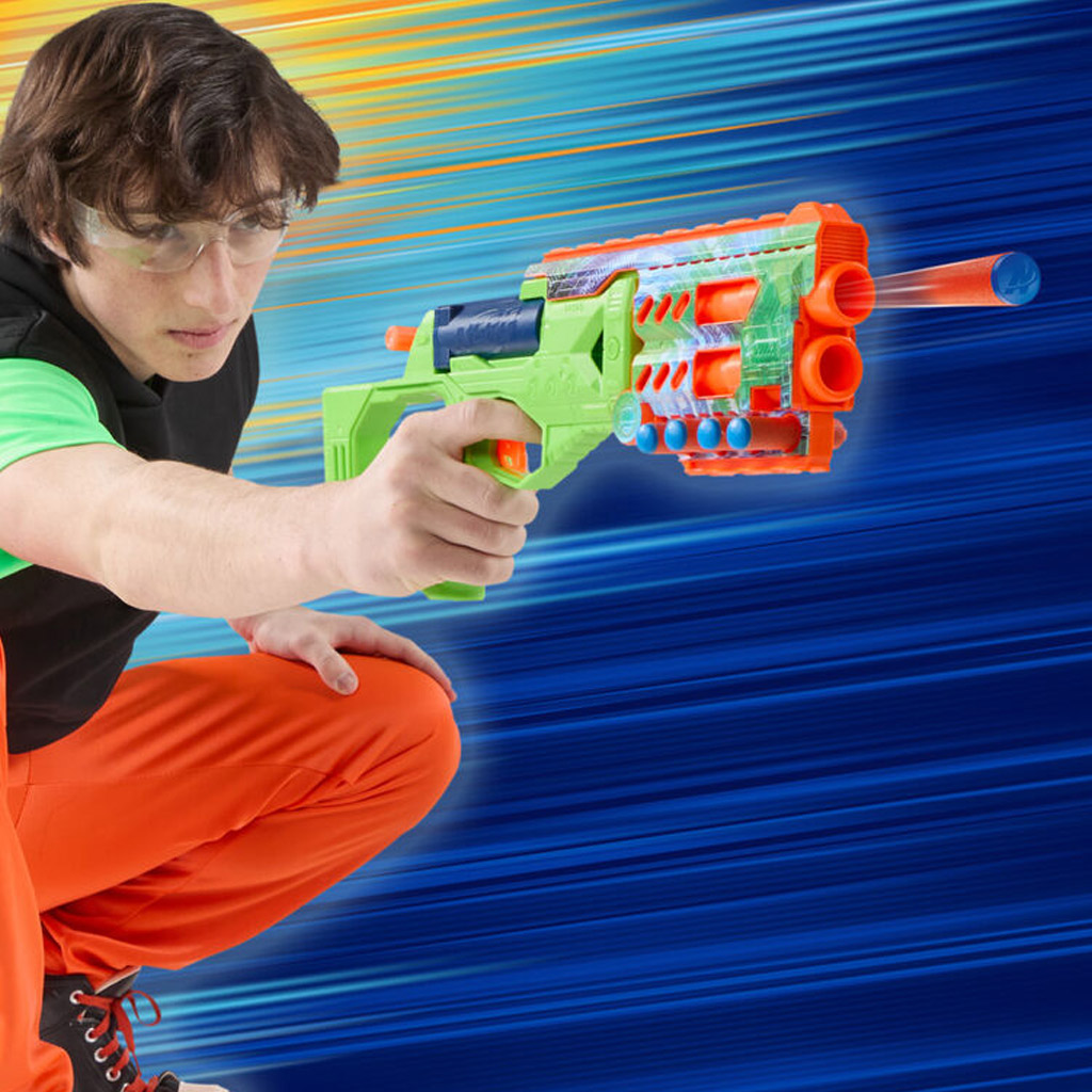 Nerf: N Series Jadestrike пистолет за стрелба с гъби - Hasbro изображение 3