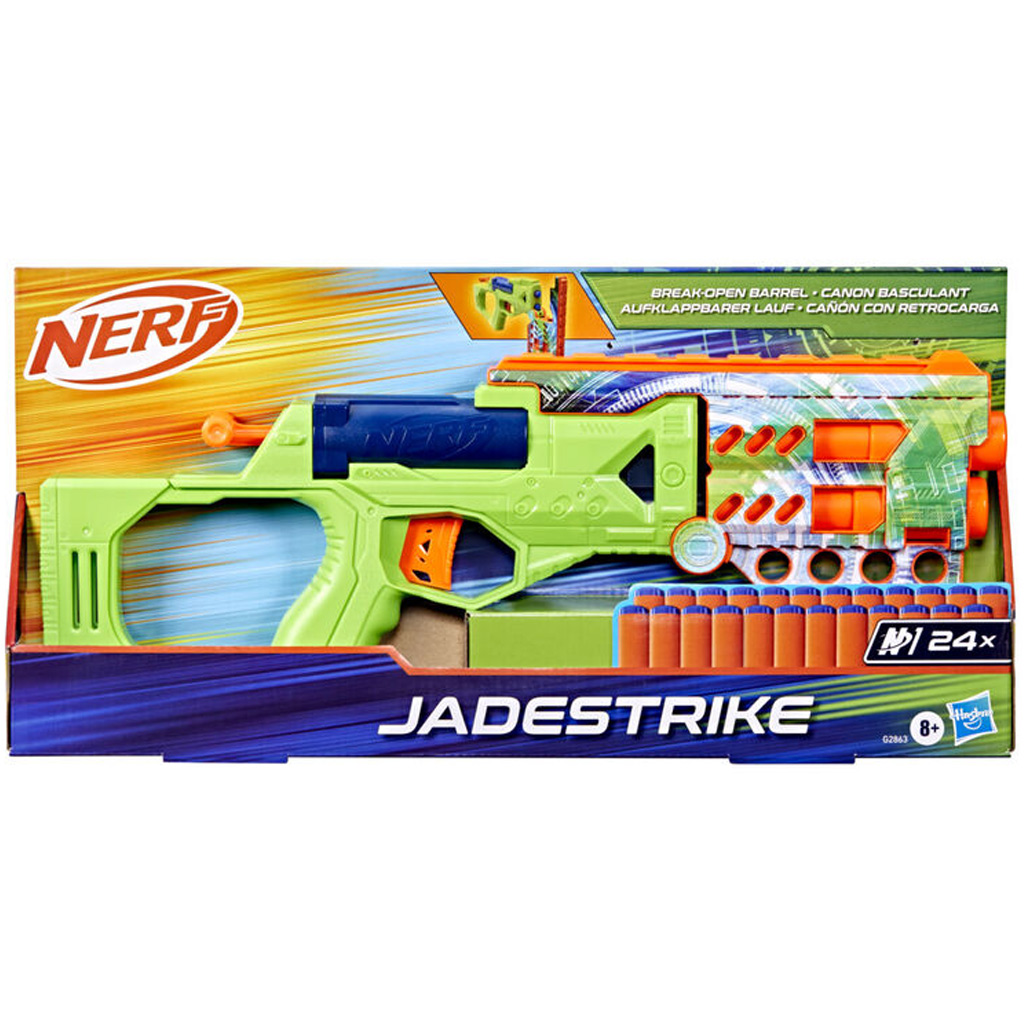Nerf: N Series Jadestrike пистолет за стрелба с гъби - Hasbro изображение 1