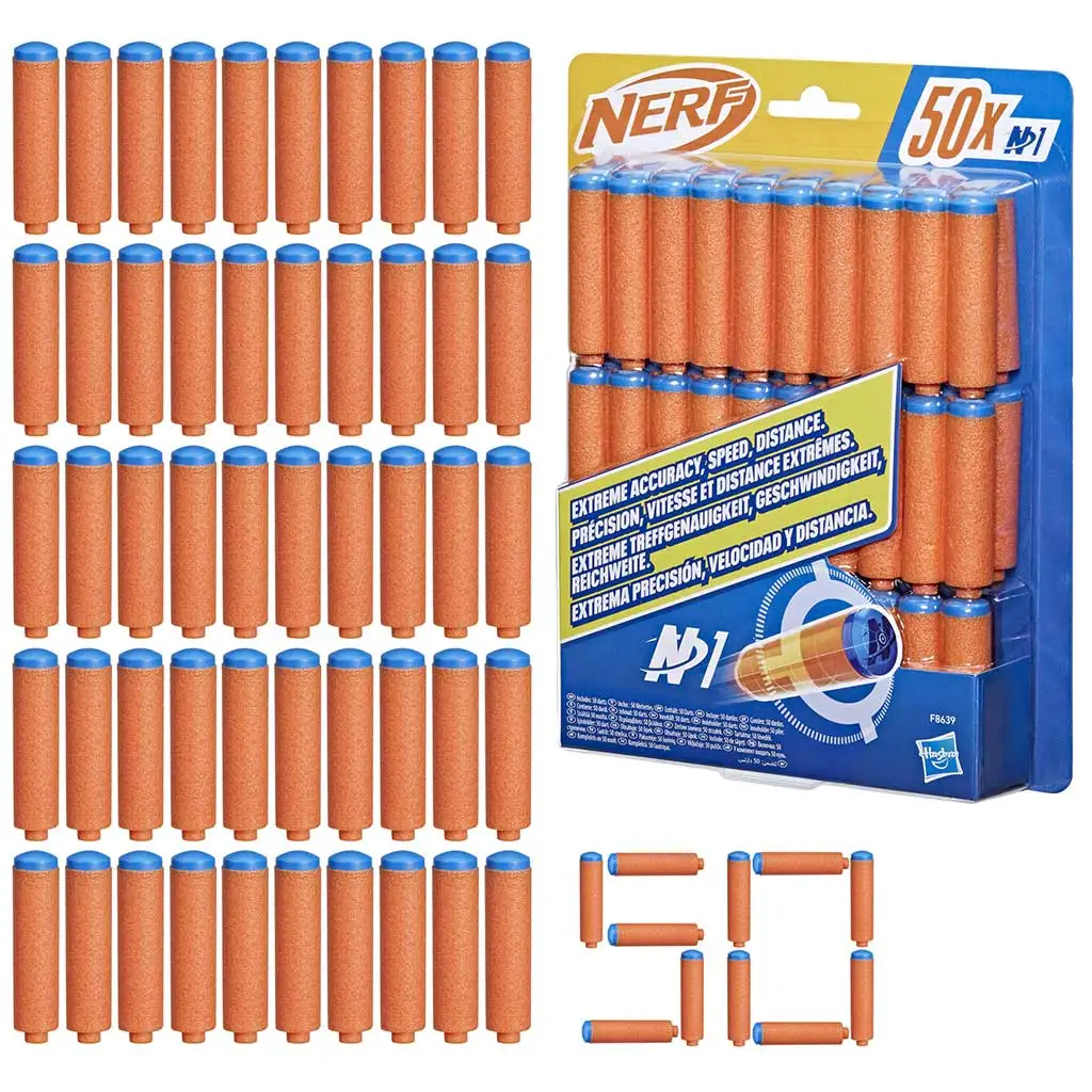 Nerf: N-Series: Комплект за презареждане на пяна 50бр - Hasbro изображение 2