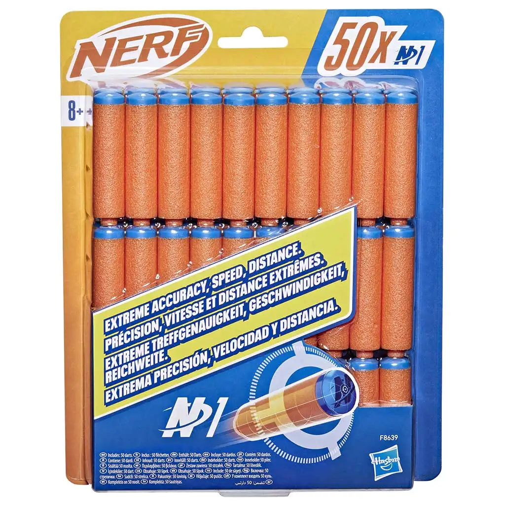 Nerf: N-Series: Комплект за презареждане на пяна 50бр - Hasbro изображение 1