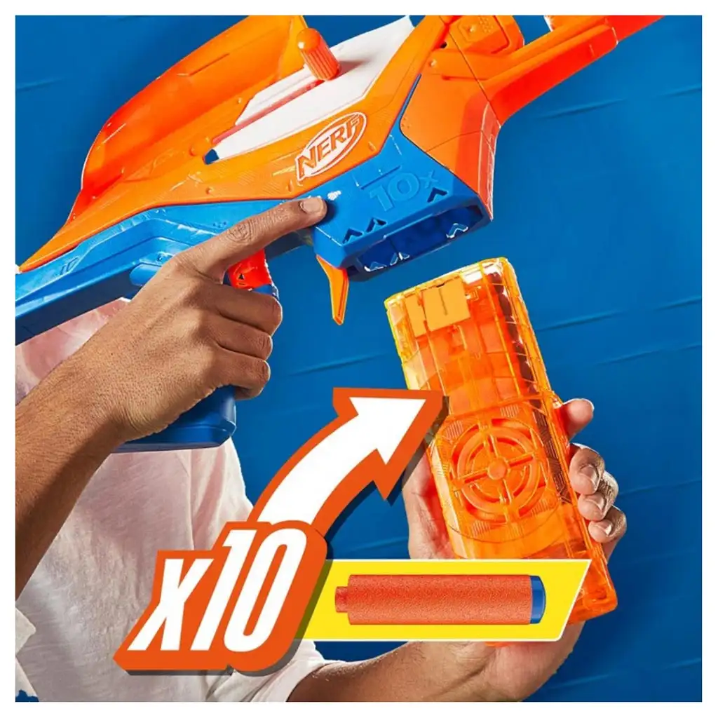 Nerf: N-Series: Pinpoint пистолет за стрелба с гъби с 18 патрона - Hasbro изображение 3