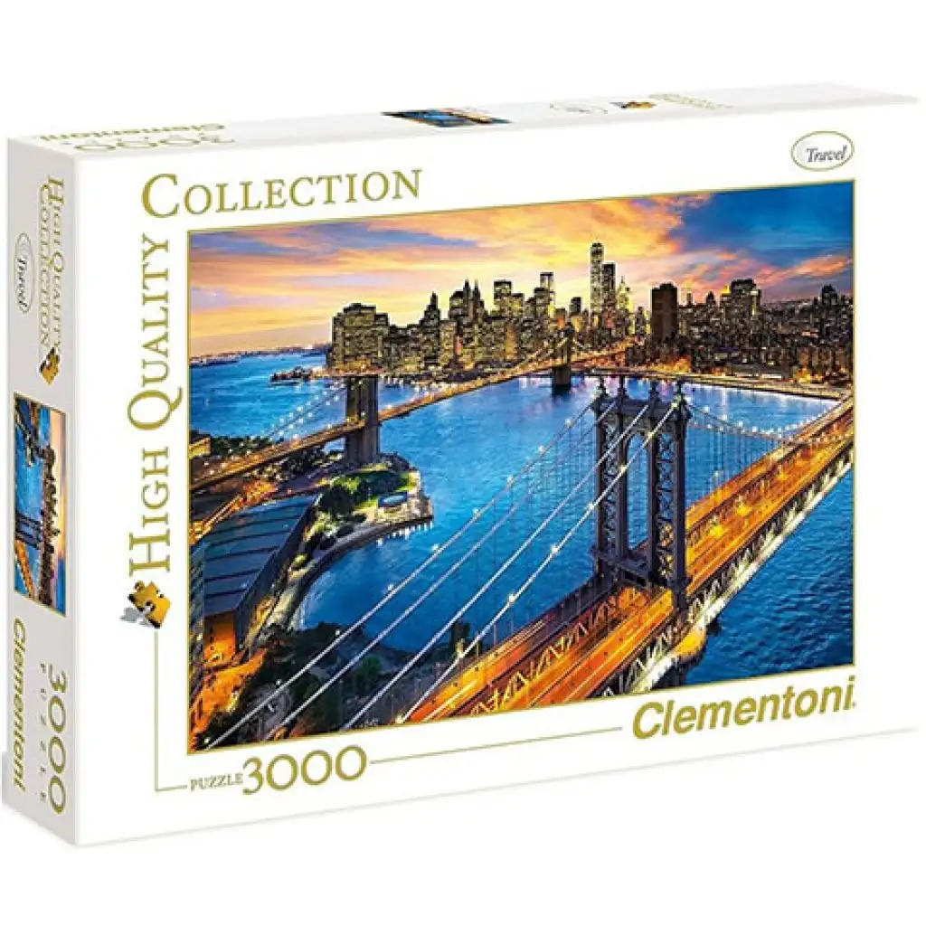 New York HQC пъзел 3000бр - Clementoni изображение 1
