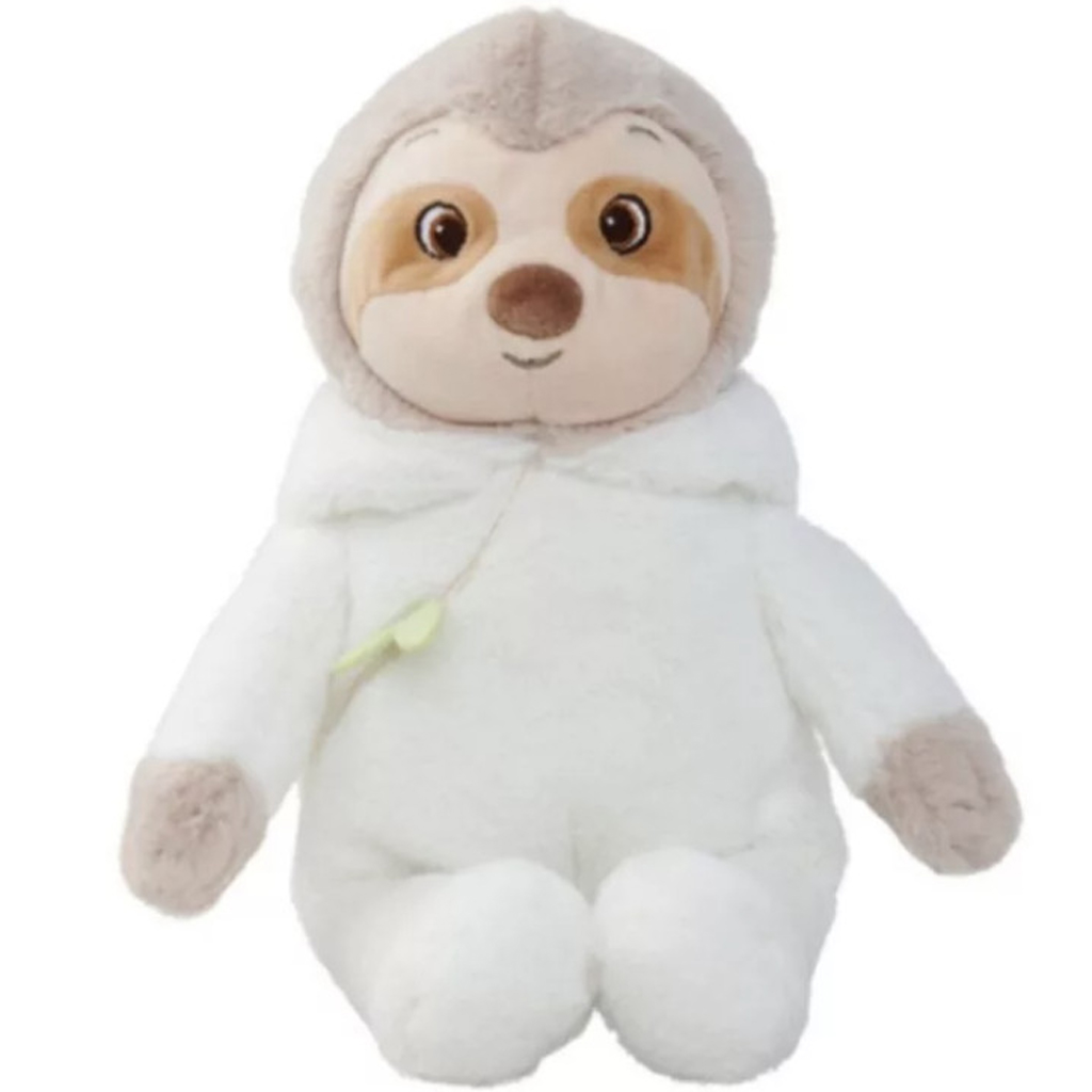 Nicotoy: Плюшена фигура на седнал ленивец в гащеризон 21 см - Simba Toys изображение 1