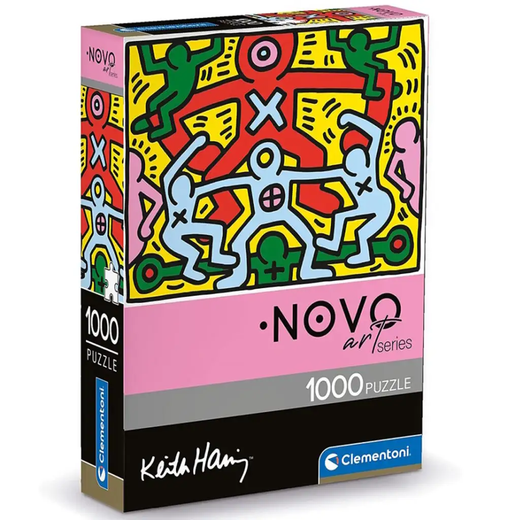 Novo Art: Keith Haring - Картина без заглавие 1000 части пъзел - Clementoni изображение 1