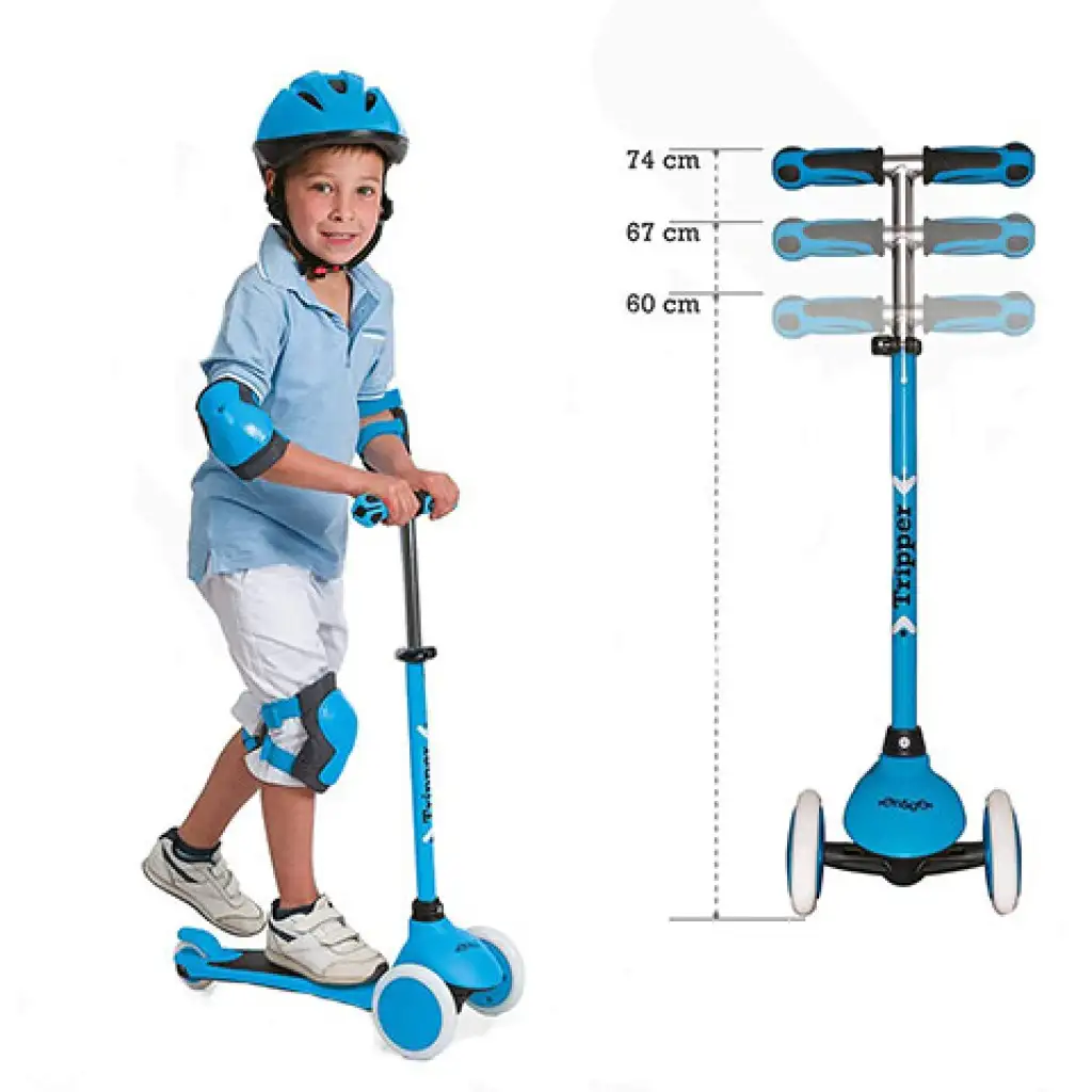 On and Go синьо триколесно скутер - Mondo Toys изображение 3