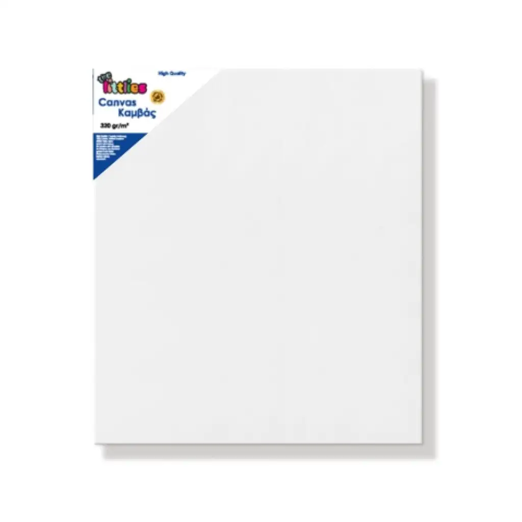 Опънато бяло платно за рисуване 60x70cm изображение 1