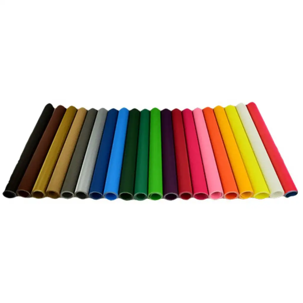 Оранжева декорация 3D вълнообразна хартия руло B/2 50x70cm 1бр изображение 1