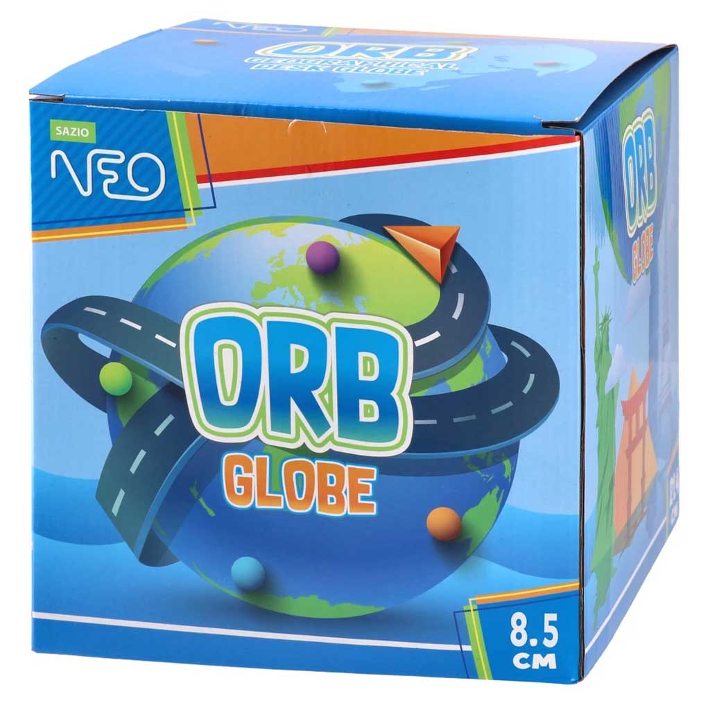 Orb Globe мини глобус 8,5 см образователна декорация и учебно средство изображение 2