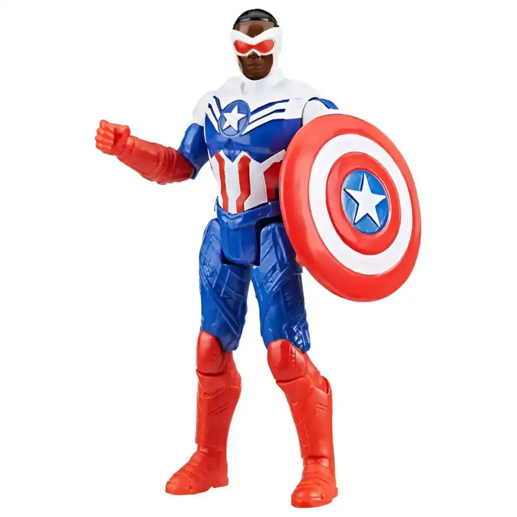 Отмъстителите: Фигура на Капитан Америка 10см (Сам Уилсън x Сокол) - Hasbro изображение 2