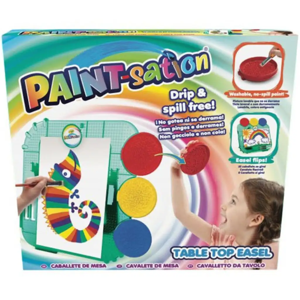 PAINT-sation: Настолна художническа станция за креативна игра изображение 1