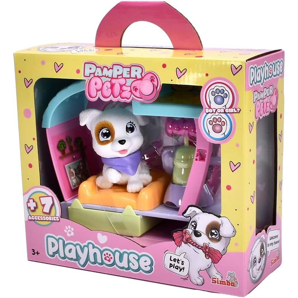 Pamper Petz: Мини играчка къща с кученце - Simba Toys изображение 1