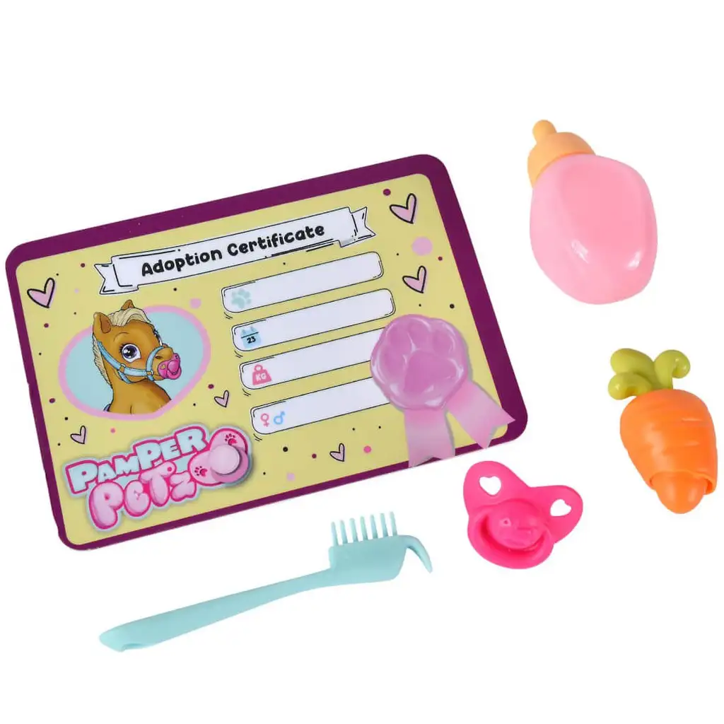 Pamper Petz: Пишкаща пони с аксесоари - Simba Toys изображение 3