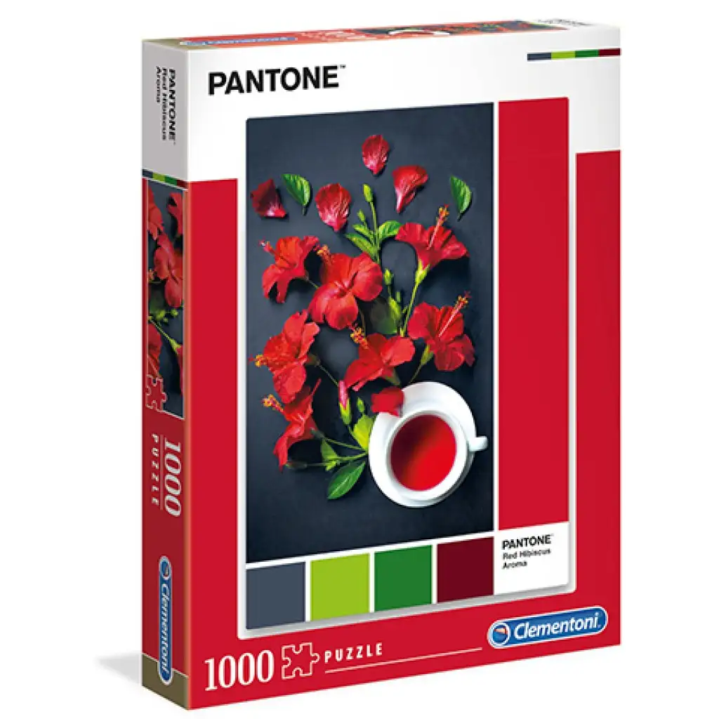 Пантон Хибискус чай пъзел 1000бр - Clementoni изображение 1