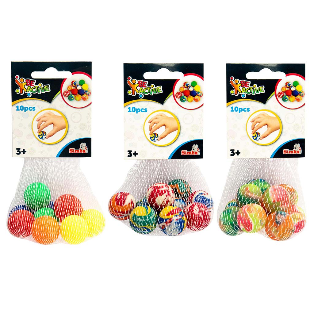 Паткащи малки топки в мрежа 10бр. комплект различни 1бр - Simba Toys изображение 1