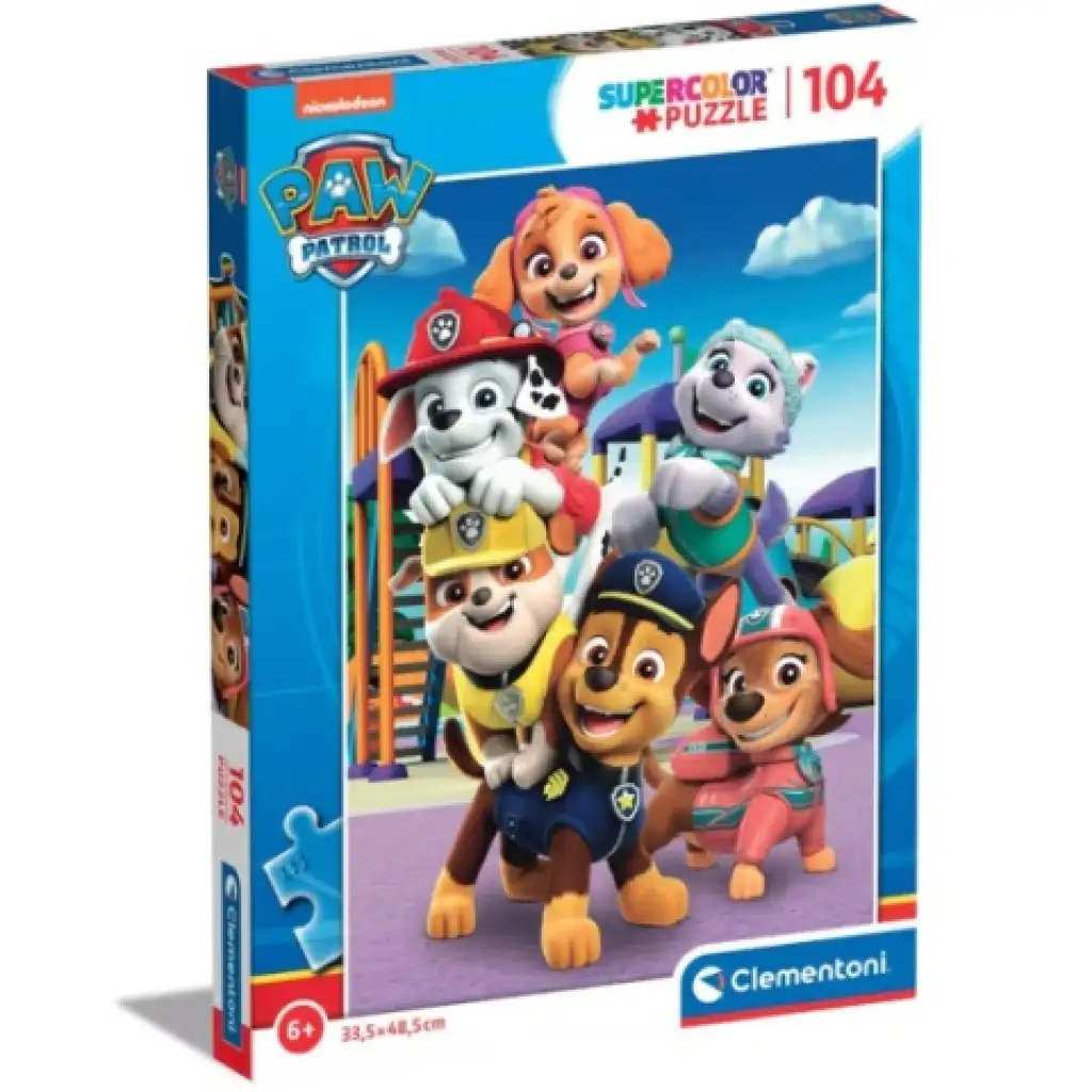 Патрул на лапите Supercolor 104бр. пъзел - Clementoni изображение 1