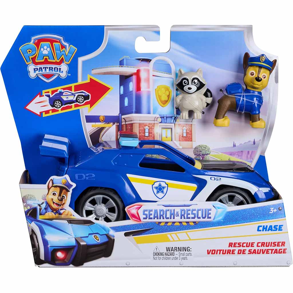 Pатрул на лапите: Търсене и спасяване на количката с фигура на Chase - Spin Master изображение 1