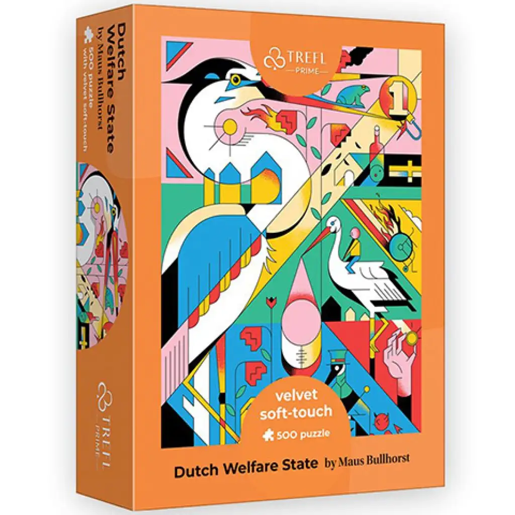 Пъзел Dutch Welfare State с бархетна мека повърхност 500 части - Trefl изображение 1