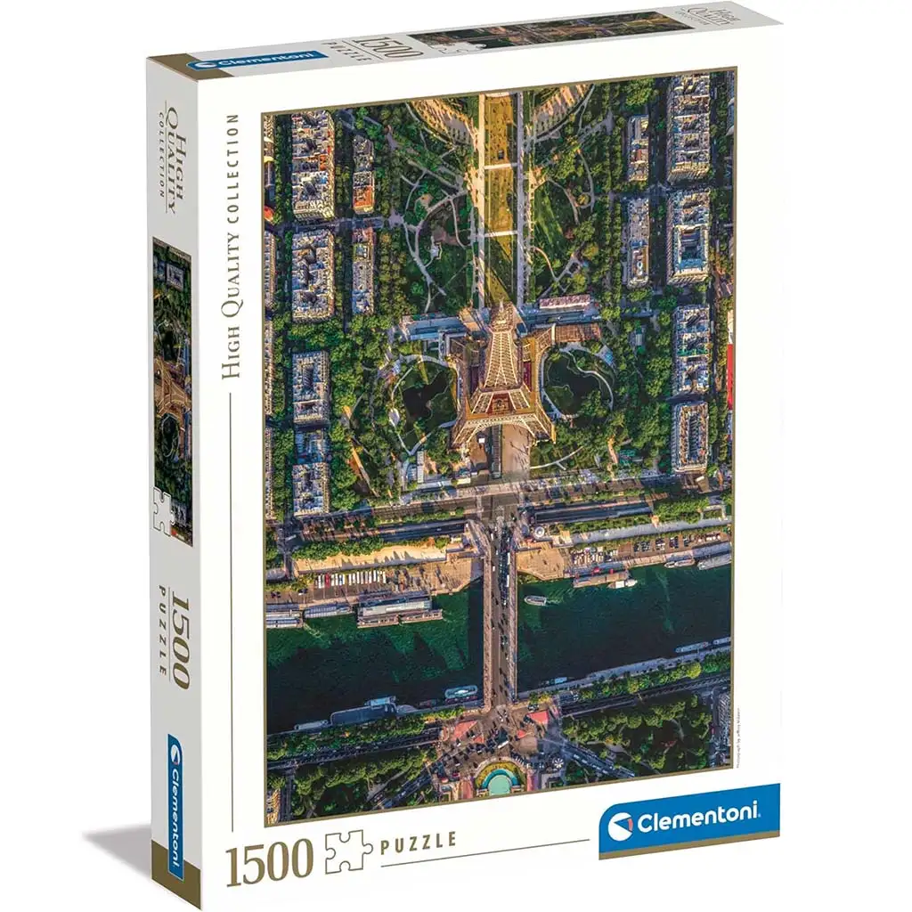 Пъзел HQC 1500 части над Париж - Clementoni изображение 1