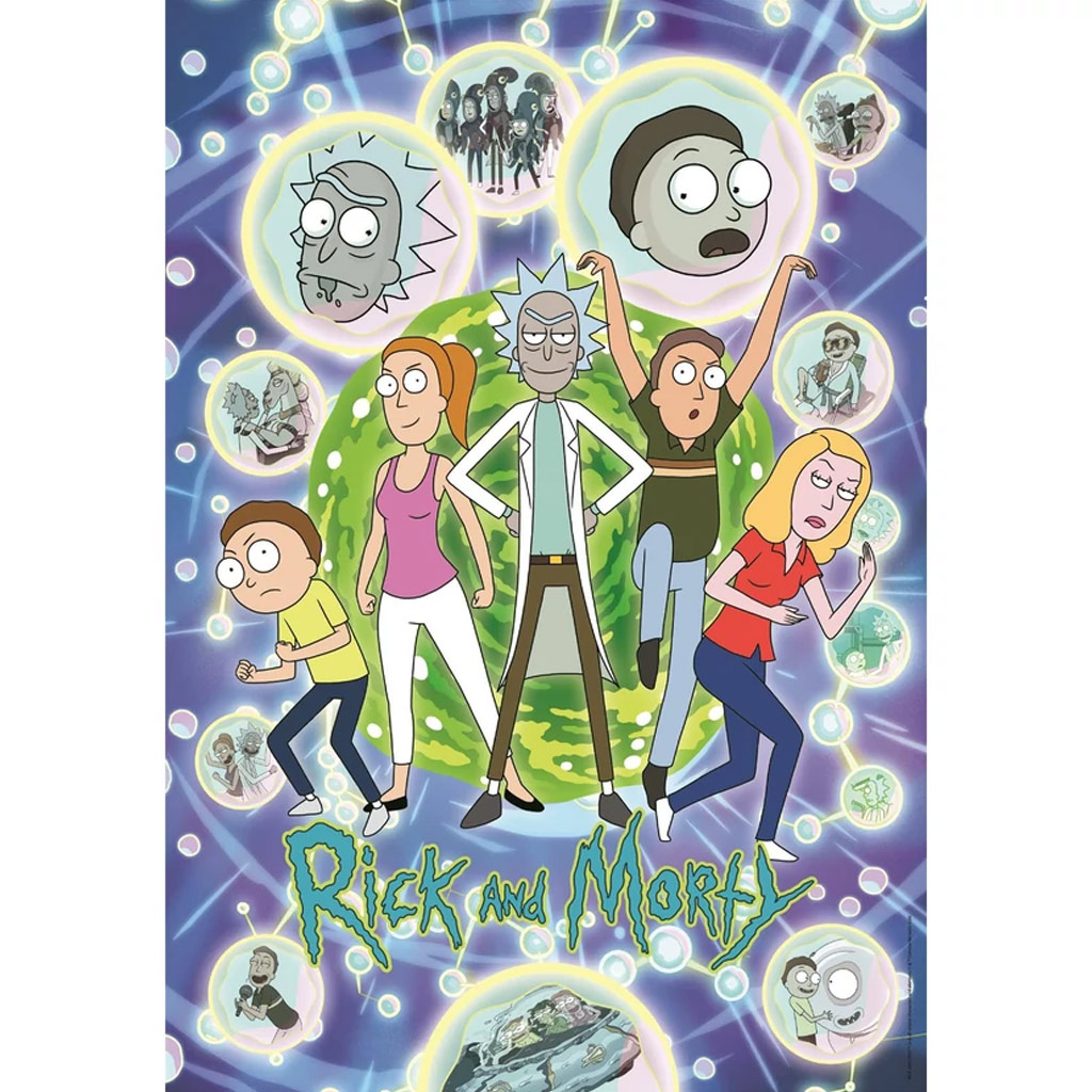 Пъзел Rick и Morty 1000 части - Clementoni изображение 2