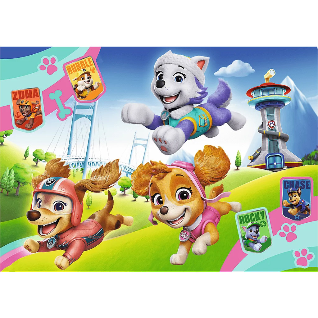 Пъзел с блестящи частици 100 бр. - Paw Patrol - Trefl изображение 2
