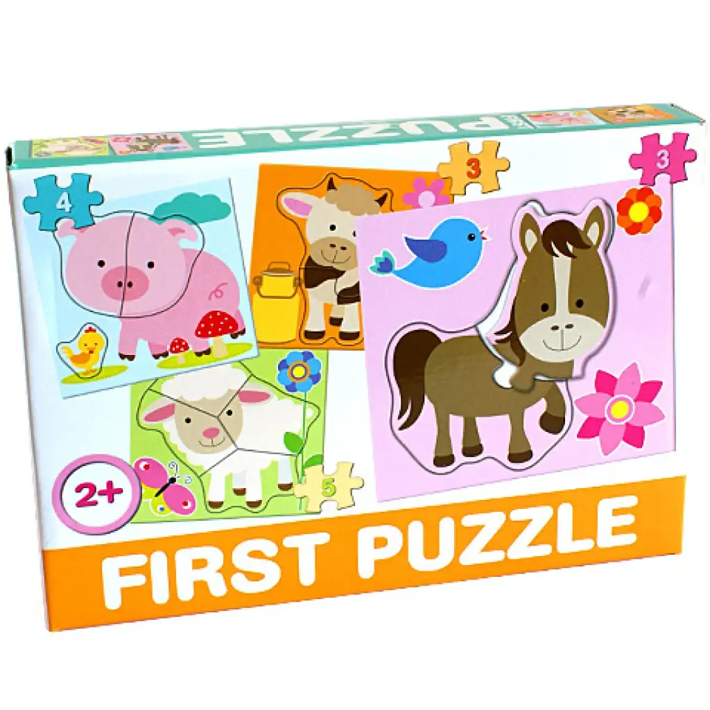 Пъзел с домашни животни - D-Toys изображение 1