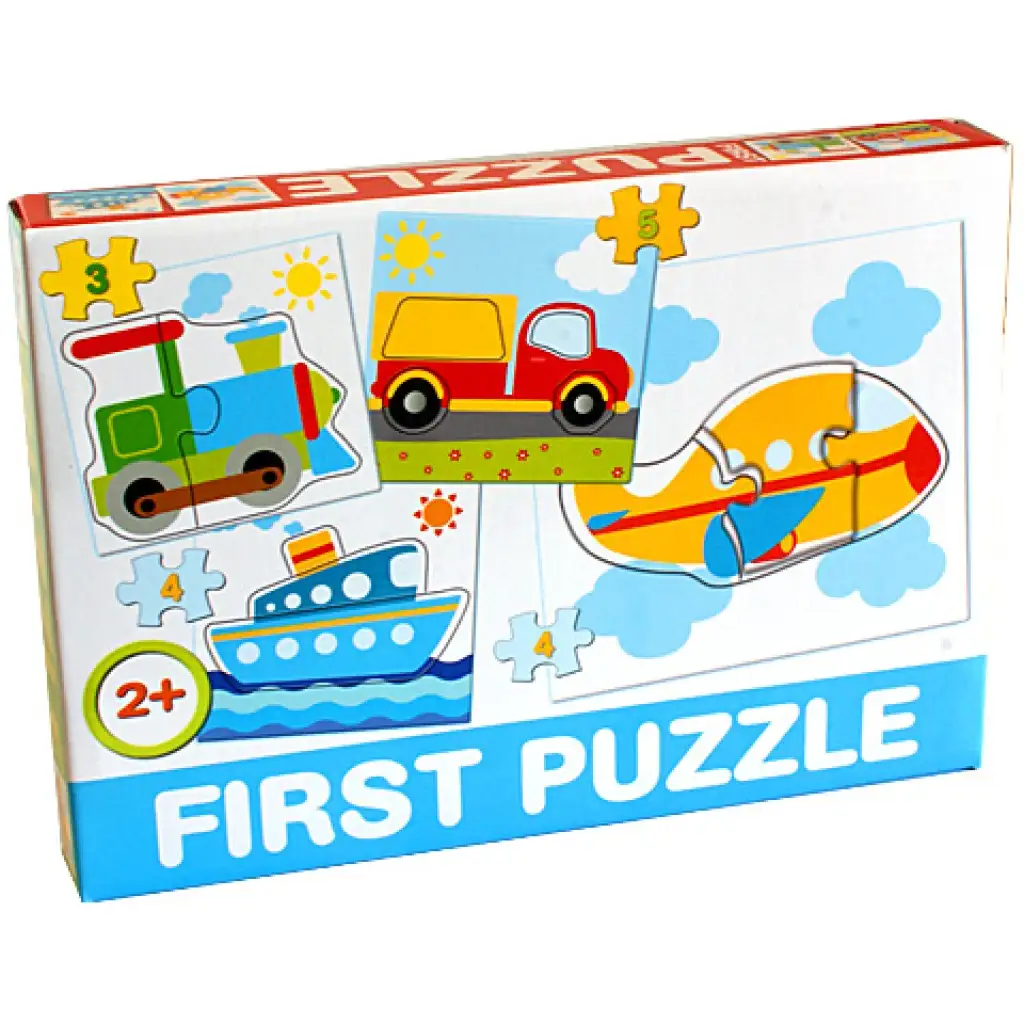Пъзел с превозни средства - D-Toys изображение 1