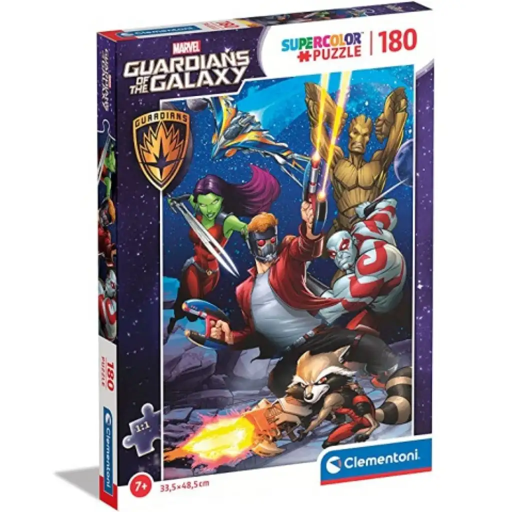 Пъзел Supercolor 180 части - Galaxia пазителите - Clementoni изображение 1