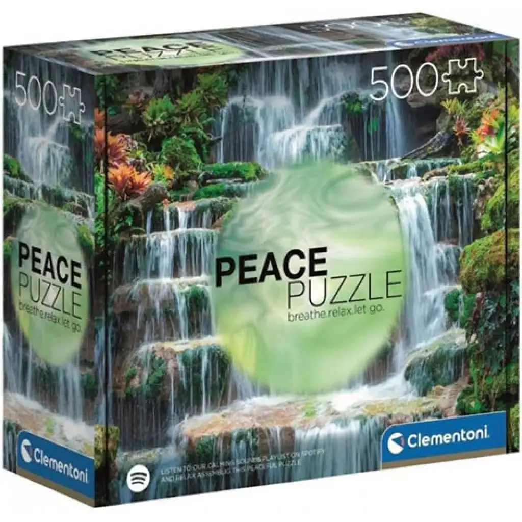 Peace Puzzle: Поток 500 части пъзел - Clementoni изображение 1