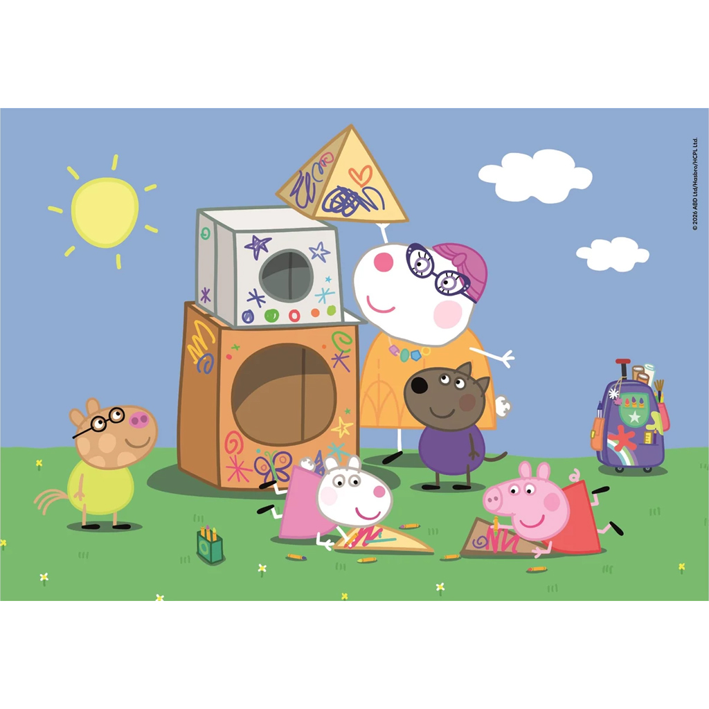 Peppa Pig 2x60бр. Supercolor пъзел - Clementoni изображение 2