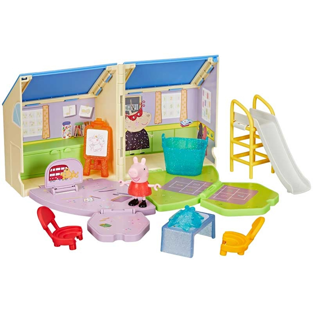 Peppa Pig: Игрална комплектация с отваряща се детска група - Hasbro изображение 2